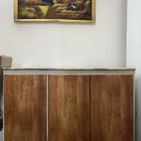 کابینت فلزی با سنگ مرمر