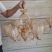 دو عدد لوستر 6 شعله|لوستر و چراغ آویز|جویبار, |دیوار