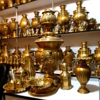 کلکسیونی برنجی aaduri ذغالی سماور مسی زغالی گازی