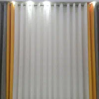 پرده حریر پتینه بدون نیاز به آستر