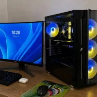 سیستم گیمینگ قدرتمند + مانیتور 165Hz + لوازم جانبی