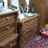 تخت خواب ۲نفره|تخت و سرویس خواب|شیراز, دینکان|دیوار