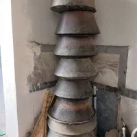 ظروف مسی عتیقه قدیمی آنتیک مس سماور برنجی برنج