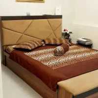 تخت دو نفره جک دار با دراور و اینه. چوب|تخت و سرویس خواب|تهران, سردارجنگل|دیوار