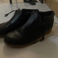 نیم بوت چرم زنانه