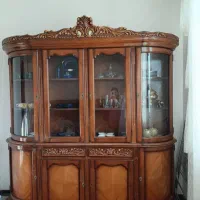 بوفه تمام چوب راش|بوفه، ویترین، کنسول|سهند, |دیوار