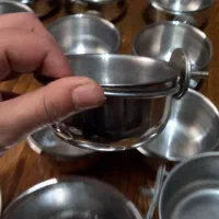 ملزومات پرنده جادونی مکانیزه کاسه استیل آبخوری ...