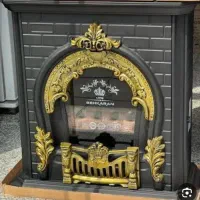 بخاری گازی شومینه ای جدید ۳۸هزار/طرح پرنسس