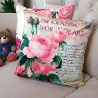 4 عدد کاور کوسن طرح گل