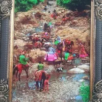 بورس/شهر تابلو فرش/کادو/هدیه/تزیین دکور