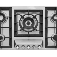 اجاق گاز شیشه ای گاز صفحه ای استیل گاز اخوان کدG13|اجاق گاز و لوازم برقی پختوپز|رشت, کوی جام جم|دیوار