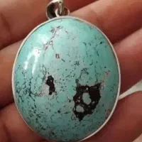 گردنبند فیروزه اصل نیشابور و انگشتر فیروزه نیشابور