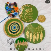دیوارکوب سفالی|تابلو، نقاشی، عکس|کاکی, |دیوار