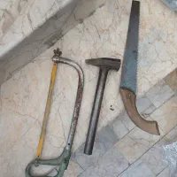 اره چوب وآهن چکش