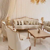 مبل نئوکلاسیک برژه آلمانی کد 669 چک ۶ ماهه