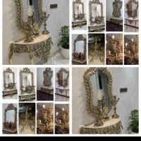 فروش وخریدار برنجی اینه شمعدان لوستر سمساری برنز