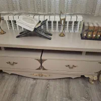 میز تلویزیون چهار تیکه چوبی
