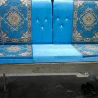 فرشینه و کاور قالی وست شاه نشین و ست خلیجی|روفرشی|زرند, |دیوار