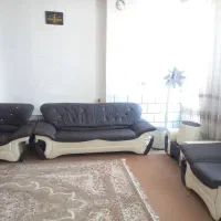 مبل هفت نفره با گل میز و آباژور