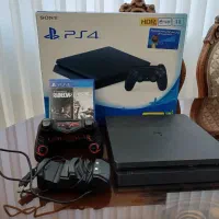 کنسول ps4 ۱ ترا اسلیم ۲ دسته به همراه بازی و پلاس