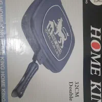 ماهیتابه گریل دو طرفه چدن کاملا نو