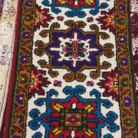 فرش پادری هریس زمینه سفید ابعاد ۶۰ در ۱۲۰