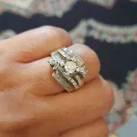 انگشتر نقره وزن ۶ و نیم گرم