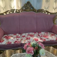 مبلمان ۹ نفره سلطنتی چوب راش|مبلمان خانگی و میز عسلی|ری, اقدسیه|دیوار