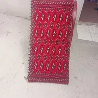 پشتی ترکمن دست‌باف