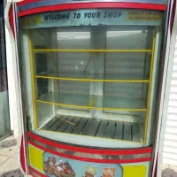 یخچال فروشگاهی چهار درب دوطرف ویترین