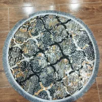 فرش گرد در طرح و رنگ متنوع