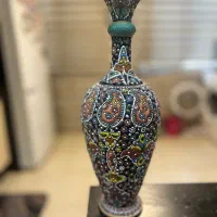 گلدان تزیئنی نقش برجسته دست ساز زیبا