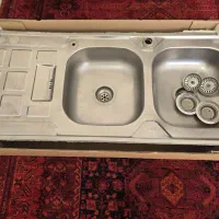 سینک ظرف شویی دو قلو سالم|مصالح و تجهیزات ساختمان|شاهین‌شهر, طالقانی|دیوار