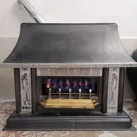 بخاری شومینه ای تمیز