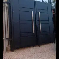 درهای فلزی. درب حیاط
