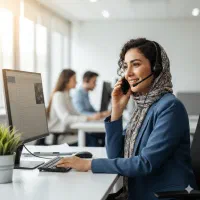 استخدام پشتیبان تلفنی دورکار + حقوق ۳۰ + پورسانت