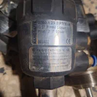 شیر انگل ولو پنوماتیک بدنه استیل