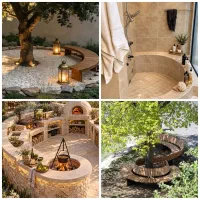 طراحی داخلی و نما، اجرای فضای خانه و محوطه سازی