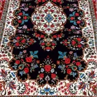 فرش زرنیمی و کناره دستبافت