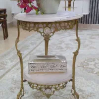 میز تلفن برنجی
