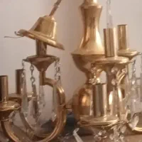 لوستر برنجی روکش طلایی