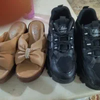 فروش ی جفت کفش و دمپایی صندل|کیف، کفش، کمربند|محمدیه-قزوین, |دیوار