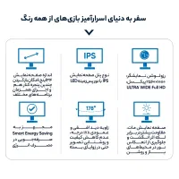 مانیتور ال جی ۳۴ اینچ led 75 هرتز|قطعات و لوازم جانبی رایانه|مشهد, امیریه|دیوار