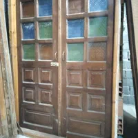 درب و پنجره چوبی سنتی در حد نو در همه ی ابعاد|مصالح و تجهیزات ساختمان|بهشهر, |دیوار