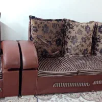 مبل راحتی ۷نفره چرم سالم