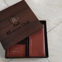 ست کیف پول و کمربند شیک و زیبا