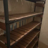 قفسه چوبی و فلزی|کتابخانه، شلف، قفسههای دیواری|تهران, نیکنام|دیوار