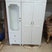 کمد دو تیکه کشو مخفی خور در حد نو