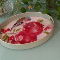 سینی چوبی یلدایی|صنایع دستی و سایر لوازم تزئینی|تهران, اختیاریه|دیوار