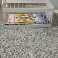 تخت کودک  نونو اصلا استفاده نشده فقط میخوام ردبشه